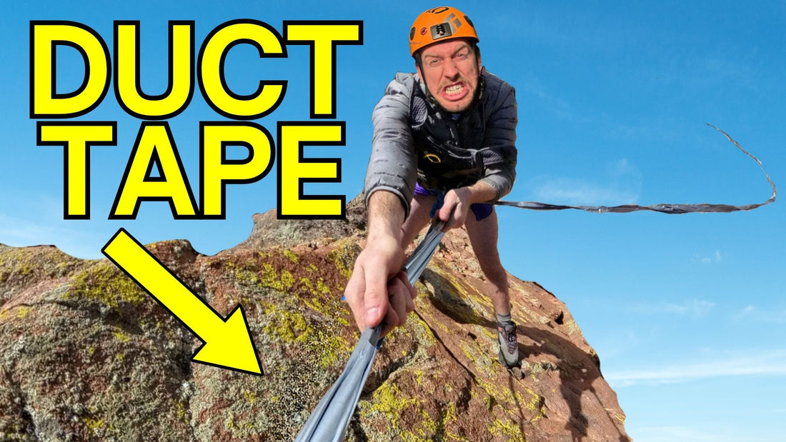 Can You Rappel Off A Cliff With a Rope Made of Duct Tape?