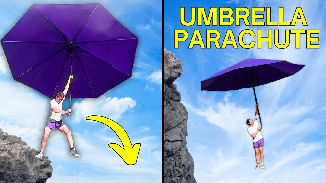 Can A Giant Umbrella Be Used As A Parachute?