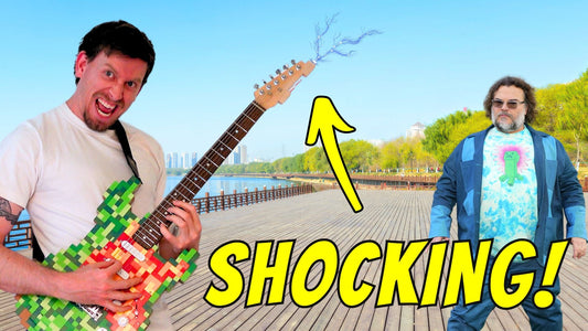 I Built A Minecraft Guitar for Jack Black! Now how do I give it to him?