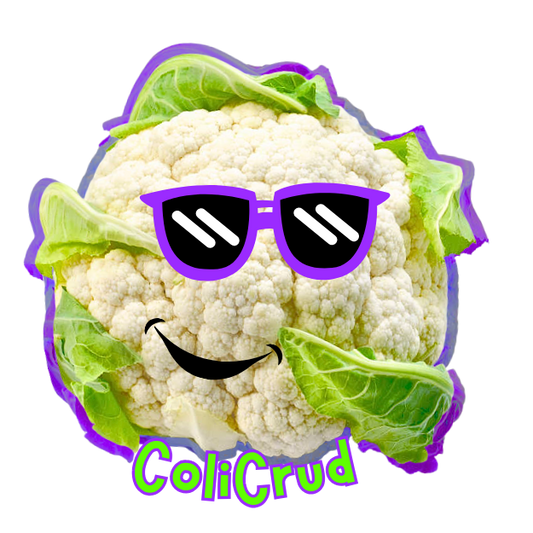 Coli-Flower Logo Sticker